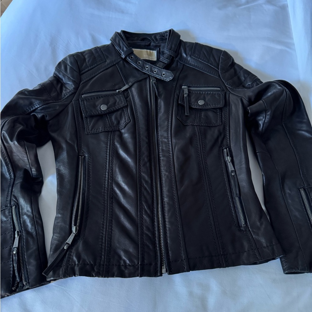Leather Moto Jacket
